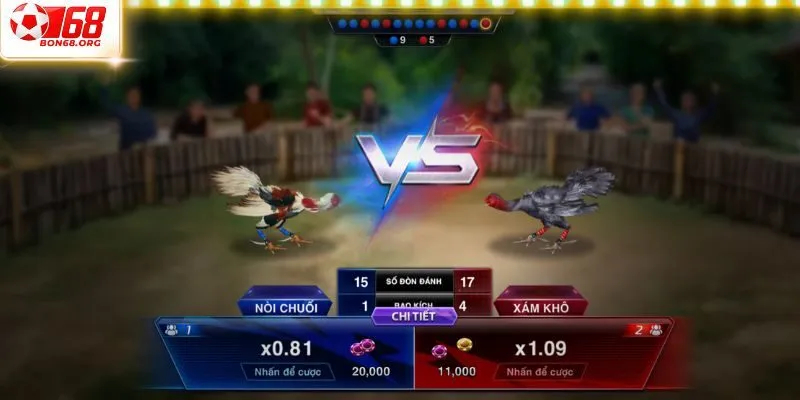 Những loại hình đá gà hấp dẫn xuất hiện tại Digmaan